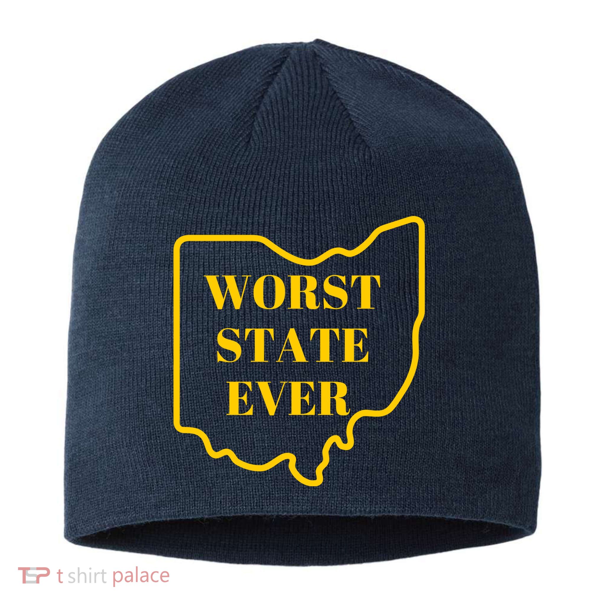 Ohio Worst State Sustainable Beanie