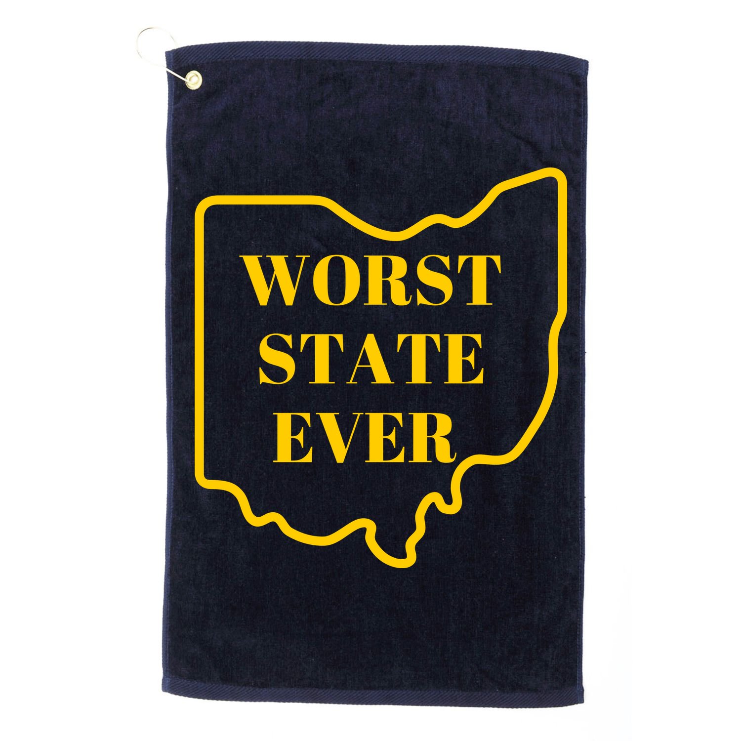 Ohio Worst State Golf Towel