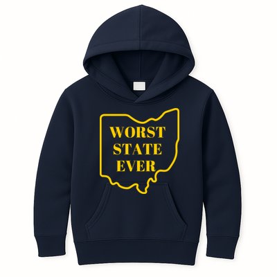 Ohio Worst State Kids Hoodie