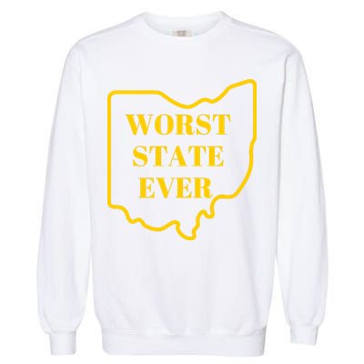 Ohio Worst State Garment-Dyed Sweatshirt
