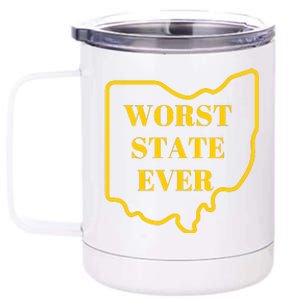 Ohio Worst State 12 oz Stainless Steel Tumbler Cup