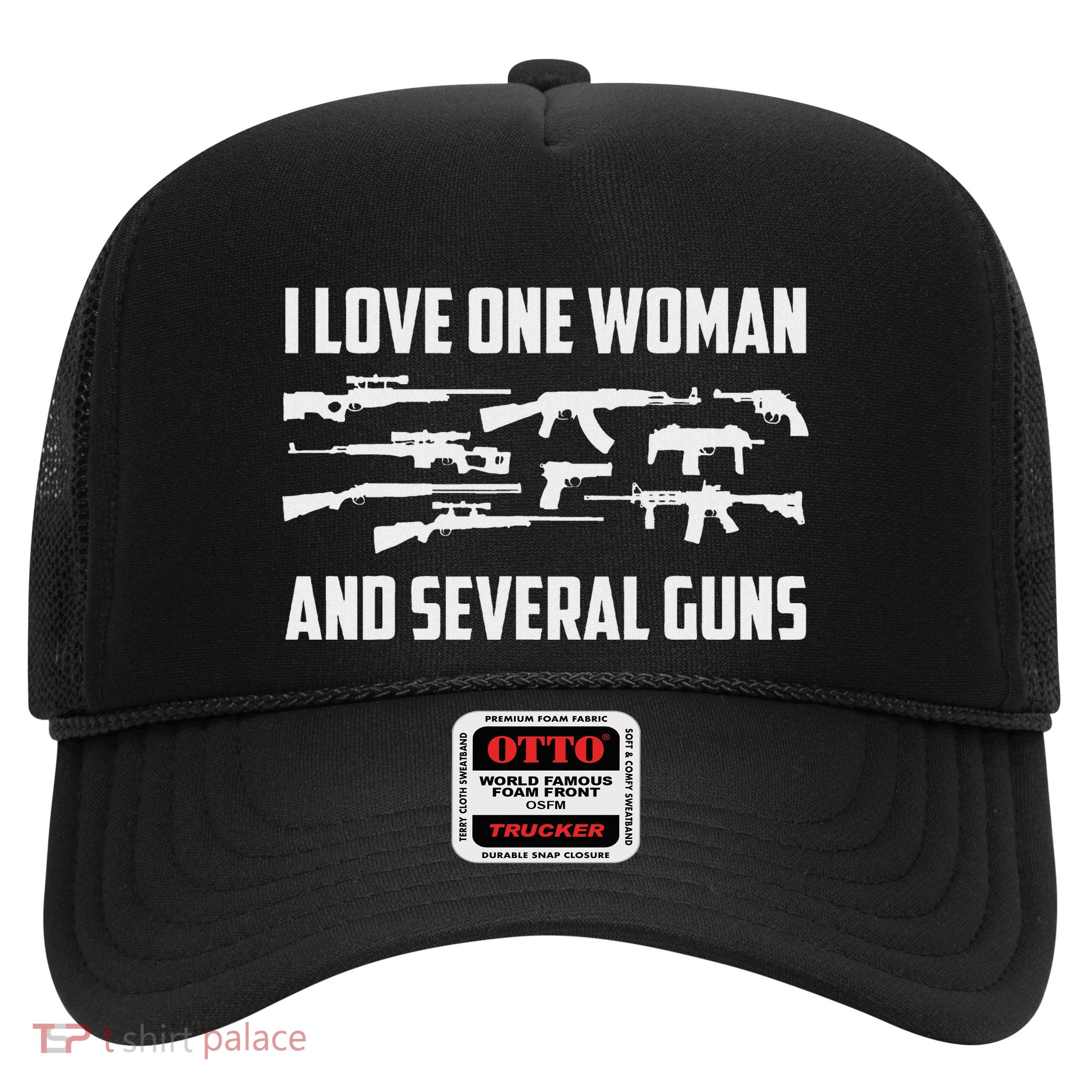 One Woman & Several Guns Pro 2a Gun Lover Gun Enthusiast Trucker Hat