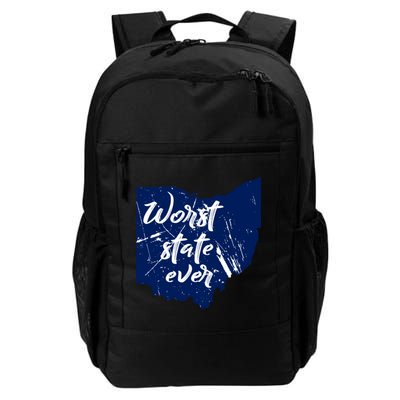 Ohio Worst State Ever Distressed Backpack