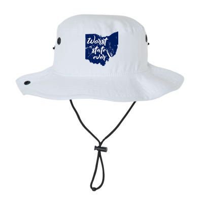 Ohio Worst State Ever Distressed Bucket Hat