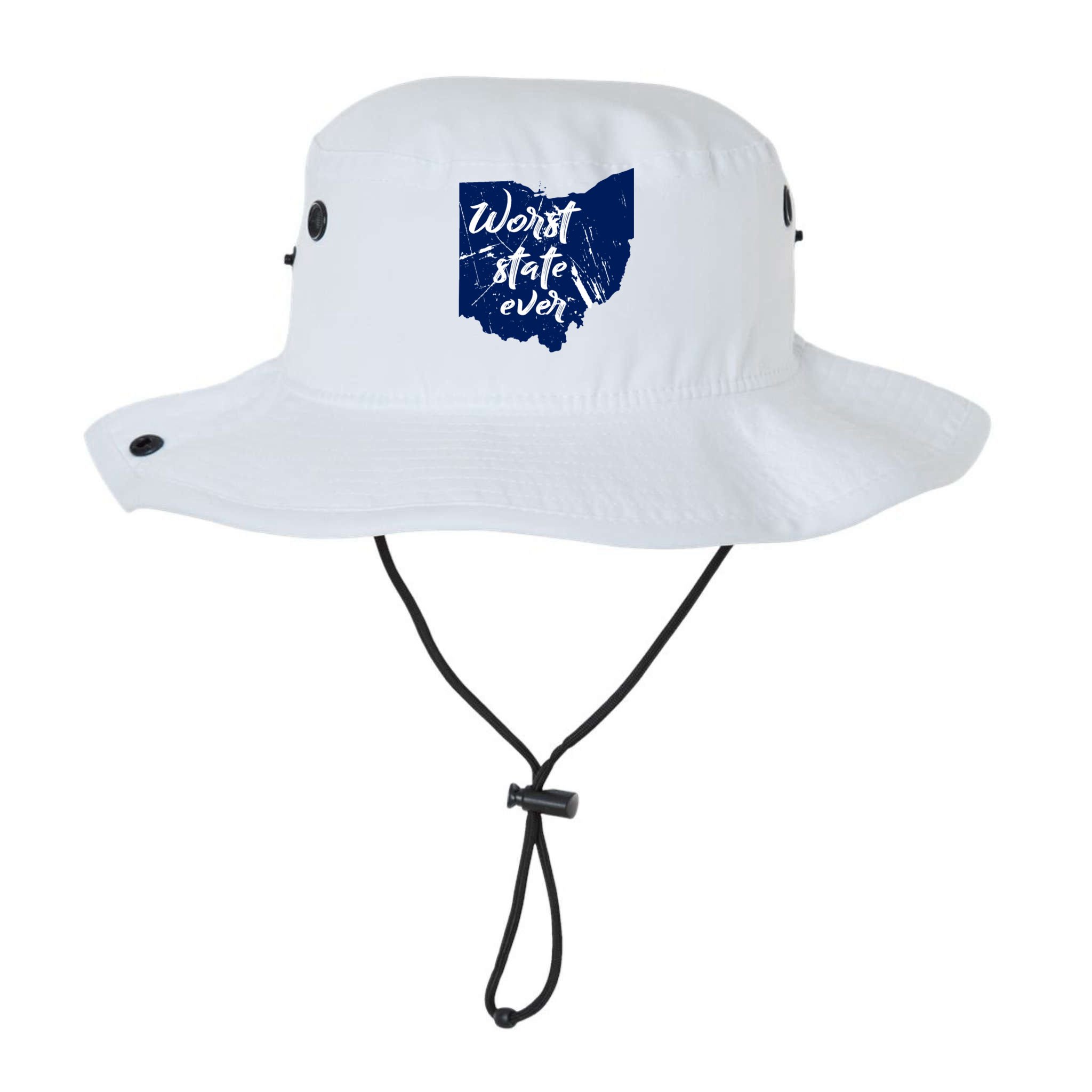 Ohio Worst State Ever Distressed Bucket Hat