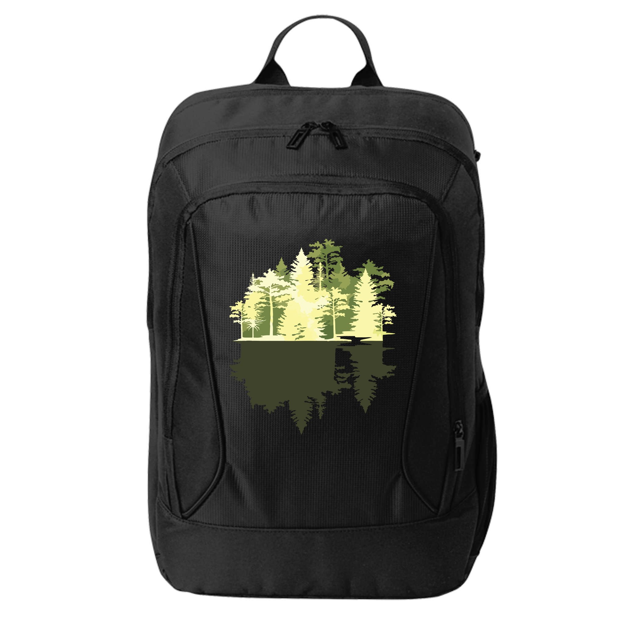 Outdoors Wildlife Trees Nature Reflection Forest City Backpack