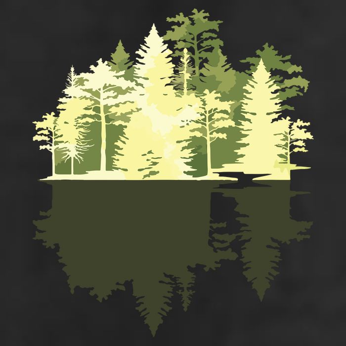 Outdoors Wildlife Trees Nature Reflection Forest 25L Jumbo Tote