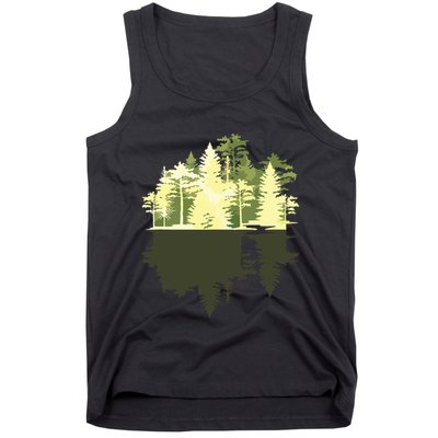 Outdoors Wildlife Trees Nature Reflection Forest Tank Top