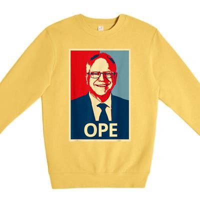 Ope Walz Tim Walz Harris Walz 2024 Premium Crewneck Sweatshirt