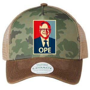 Ope Walz Tim Walz Harris Walz 2024 Legacy Tie Dye Trucker Hat