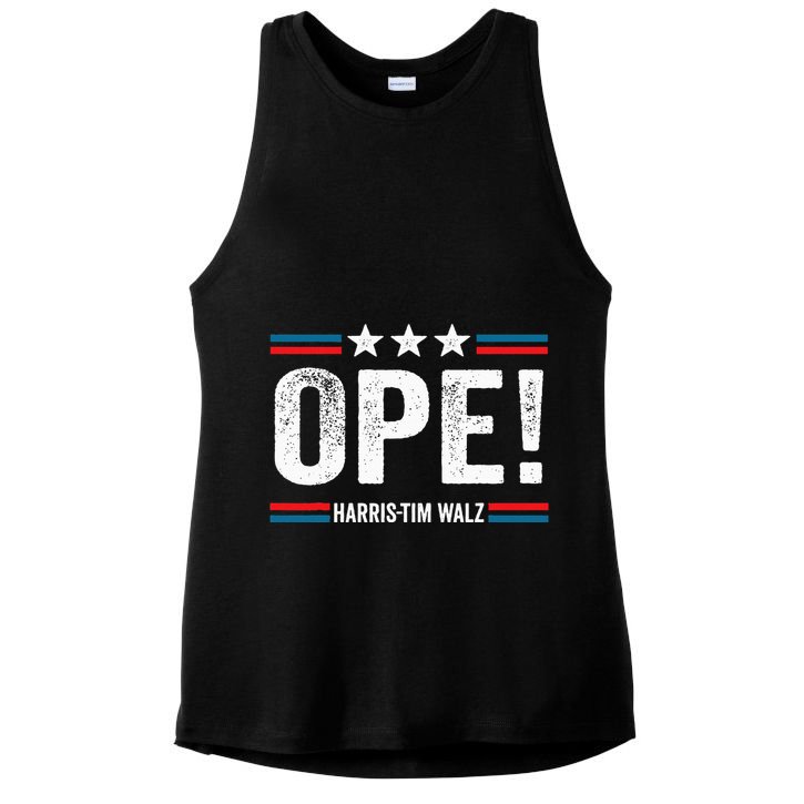 Ope Walz Tim Walz Harris Walz 2024 Ladies PosiCharge Tri-Blend Wicking Tank