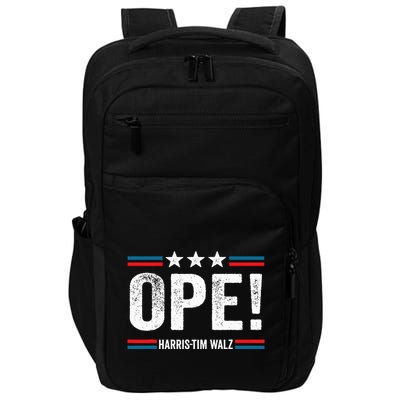 Ope Walz Tim Walz Harris Walz 2024 Impact Tech Backpack