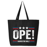 Ope Walz Tim Walz Harris Walz 2024 25L Jumbo Tote