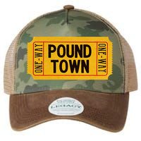 One Way Ticket To Poundtown One Way Ticket To Pound Town Legacy Tie Dye Trucker Hat
