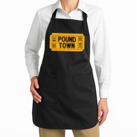 One Way Ticket To Poundtown One Way Ticket To Pound Town Apron