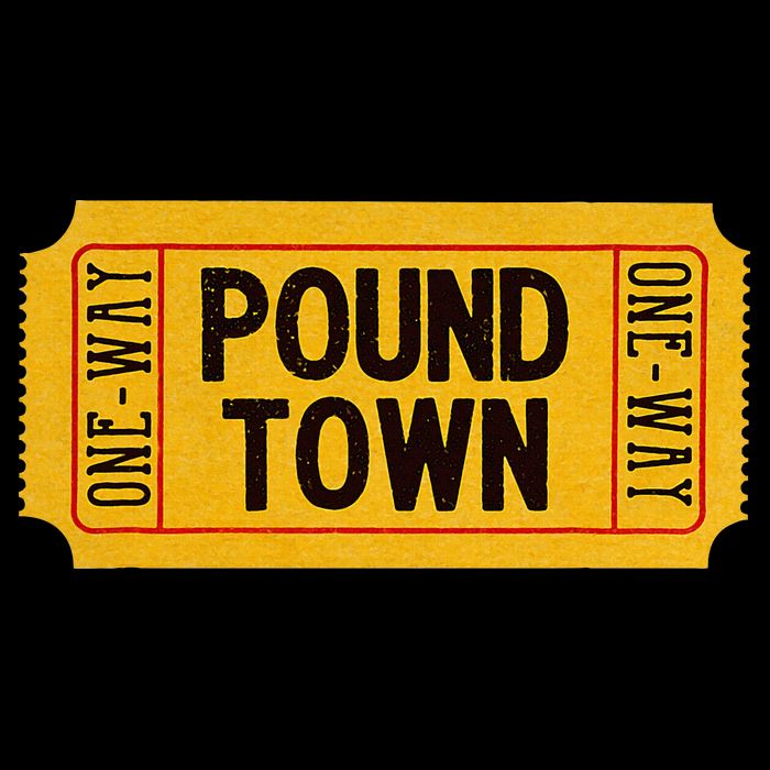 One Way Ticket To Poundtown One Way Ticket To Pound Town Backpack