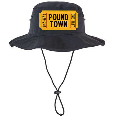 One Way Ticket To Poundtown One Way Ticket To Pound Town Bucket Hat