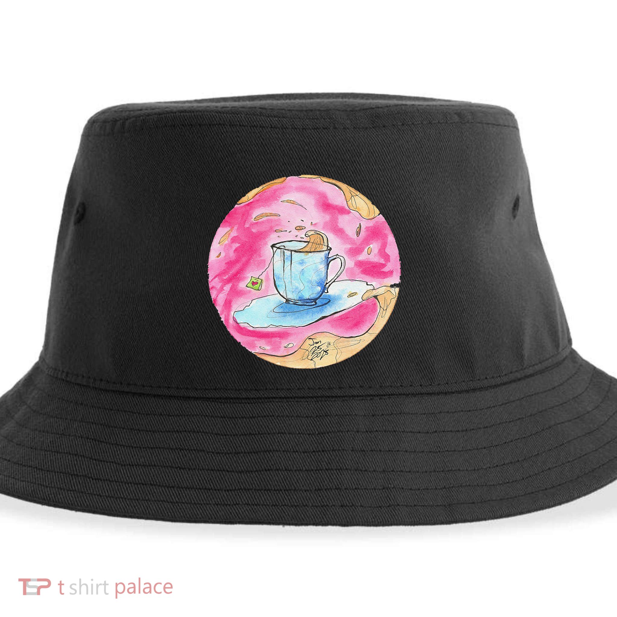 Oolong Whimsical Tea Design Sustainable Bucket Hat