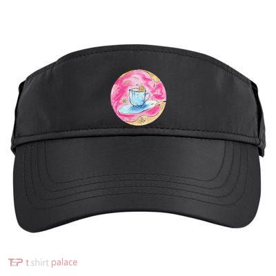 Oolong Whimsical Tea Design Adult Drive Performance Visor