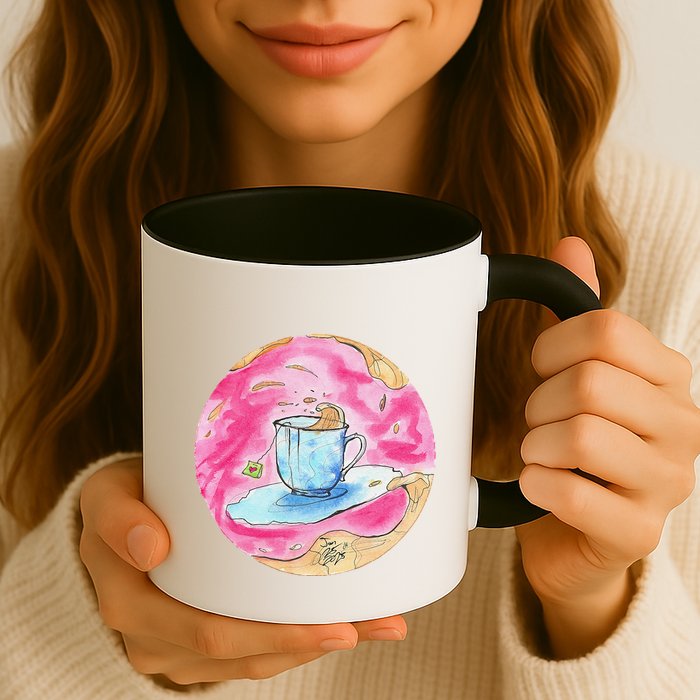 Oolong Whimsical Tea Design Mug