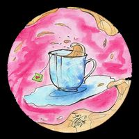 Oolong Whimsical Tea Design 16 in Basic Backpack