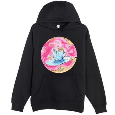 Oolong Whimsical Tea Design Premium Pullover Hoodie