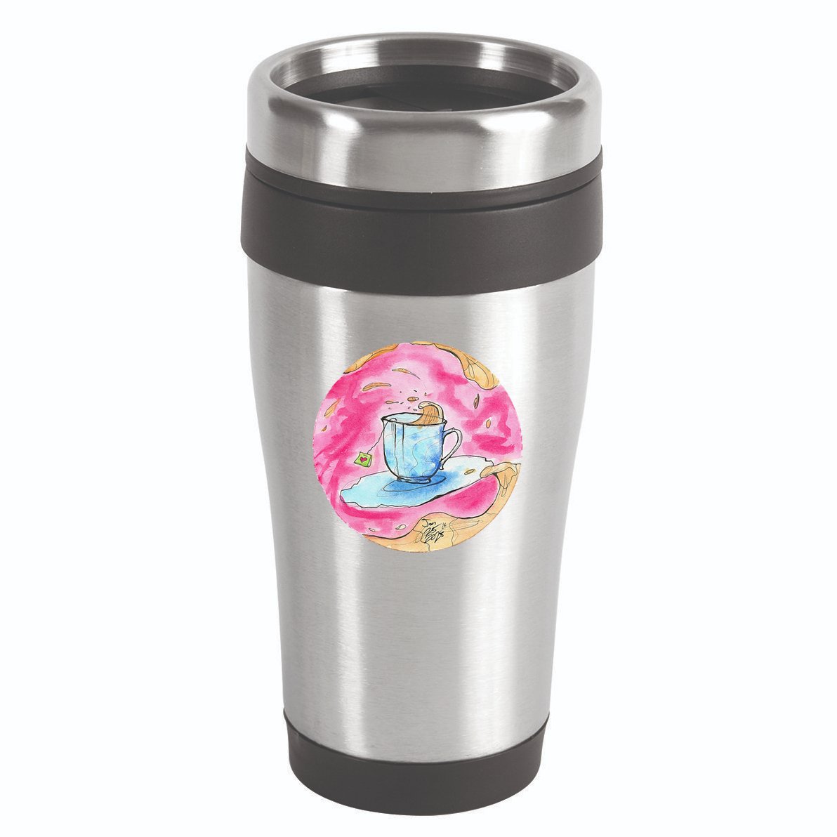 Oolong Whimsical Tea Design 16oz Travel Tumbler