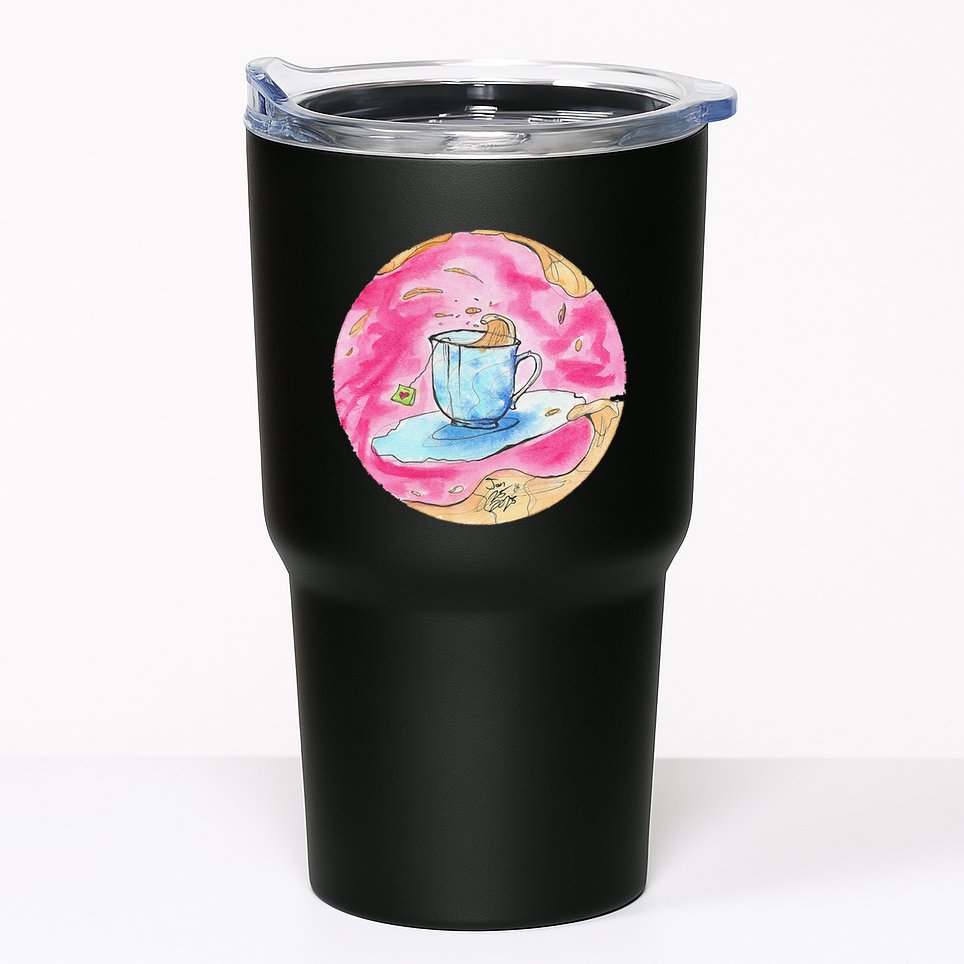 Oolong Whimsical Tea Design Tumbler