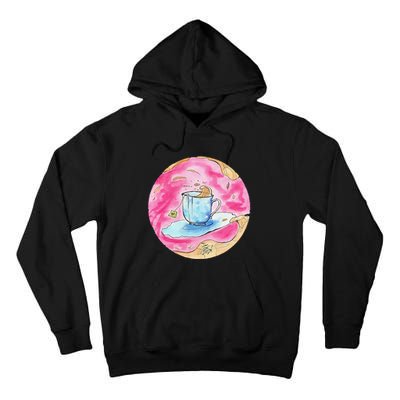 Oolong Whimsical Tea Design Tall Hoodie