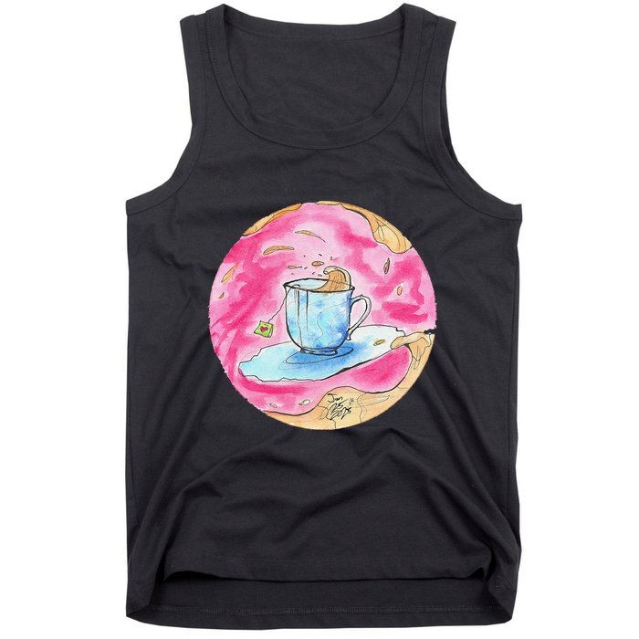 Oolong Whimsical Tea Design Tank Top