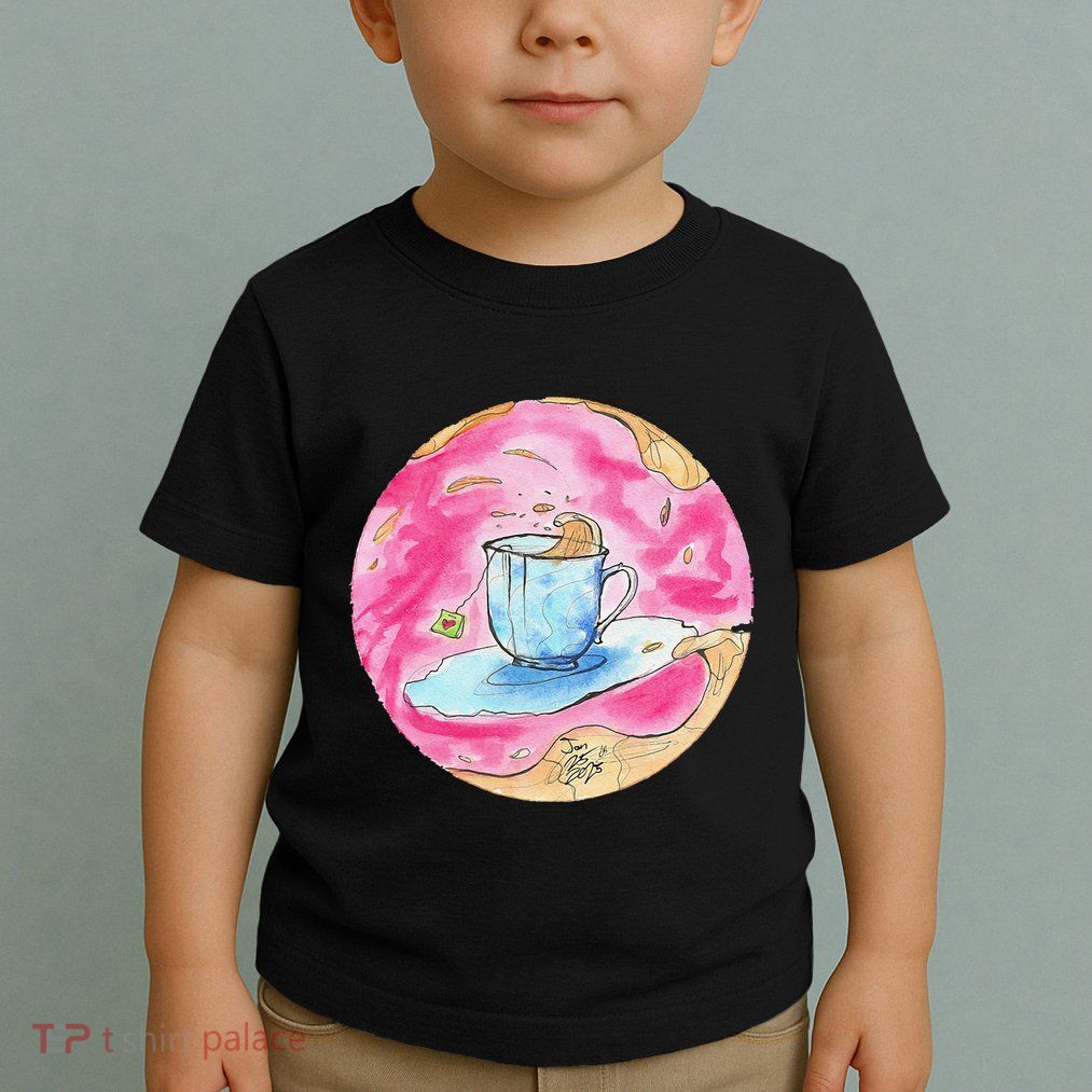 Oolong Whimsical Tea Design Toddler T-Shirt