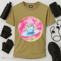Oolong Whimsical Tea Design Performance Shirt