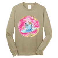 Oolong Whimsical Tea Design Long Sleeve Shirt