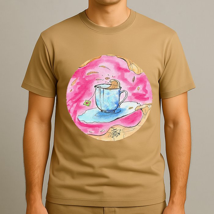 Oolong Whimsical Tea Design T-Shirt