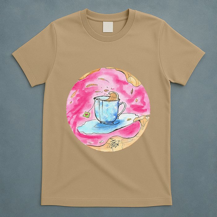 Oolong Whimsical Tea Design T-Shirt