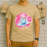 Oolong Whimsical Tea Design T-Shirt