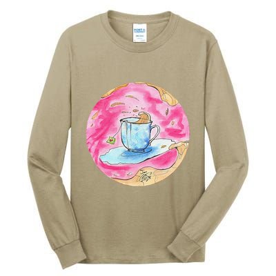 Oolong Whimsical Tea Design Tall Long Sleeve T-Shirt