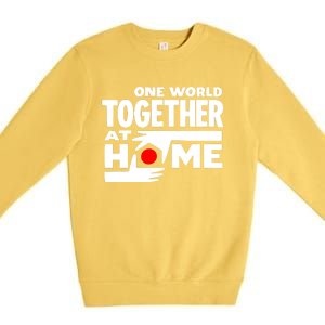 One World Together At Home Premium Crewneck Sweatshirt