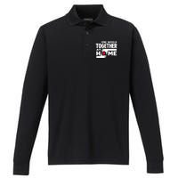 One World Together At Home Performance Long Sleeve Polo