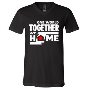 One World Together At Home V-Neck T-Shirt