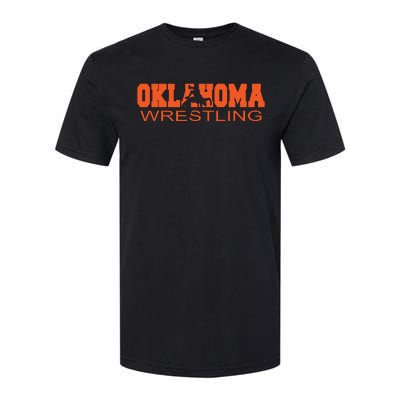 Oklahoma Wrestling Team Okie Wrestler Freestyle State Pride Softstyle® CVC T-Shirt