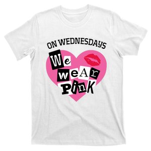 On Wednesday We Wear Pink Funny Valentine T-Shirt