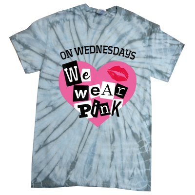 On Wednesday We Wear Pink Funny Valentine Tie-Dye T-Shirt