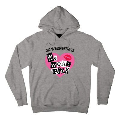 On Wednesday We Wear Pink Funny Valentine Tall Hoodie