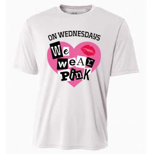 On Wednesday We Wear Pink Funny Valentine Cooling Performance Crew T-Shirt