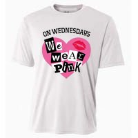 On Wednesday We Wear Pink Funny Valentine Cooling Performance Crew T-Shirt