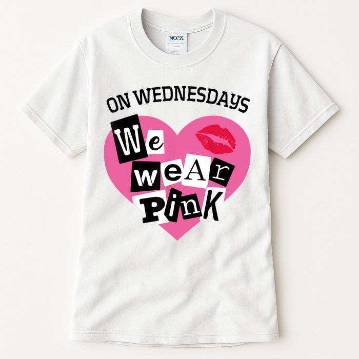 On Wednesday We Wear Pink Funny Valentine Tall T-Shirt