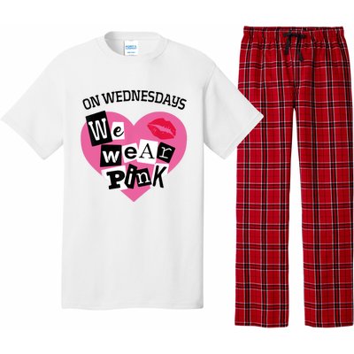 On Wednesday We Wear Pink Funny Valentine Pajama Set