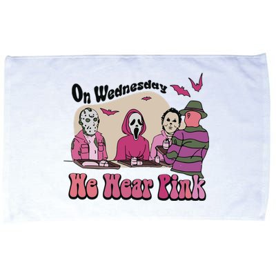 On Wednesday We Wear Pink Halloween Microfiber Hand Towel