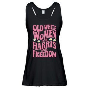 Old White Women For Harris And Freedom Kamala Harris Ladies Essential Flowy Tank